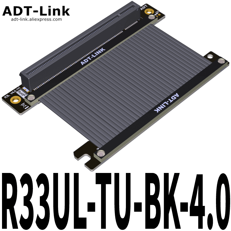 Itx Case Pcie Riser 4.0 - Реверсивный кабель PCIe 3.0 X16, совместимый
