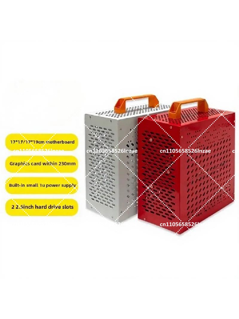 Mini Itx Case With Handle Portable - Белый корпус для ПК Mini ITX