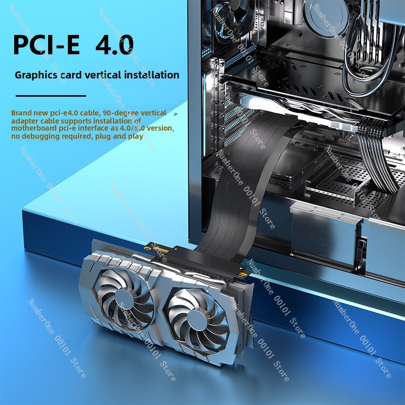 Кабель-удлинитель PCIe 4.0 x16 – обзор и цена Itx Case Pcie Riser 4.0
