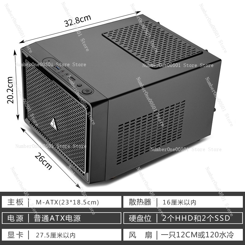 N1 Mini ITX Компьютерный корпу – обзор и цена Mini Itx Case Water Cooling Support