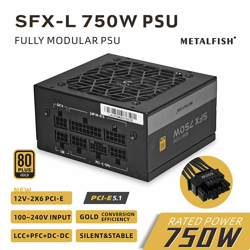 SFX 750 Вт, блок питания 80PLU – обзор и цена Sfx Power Supply 750W Gold