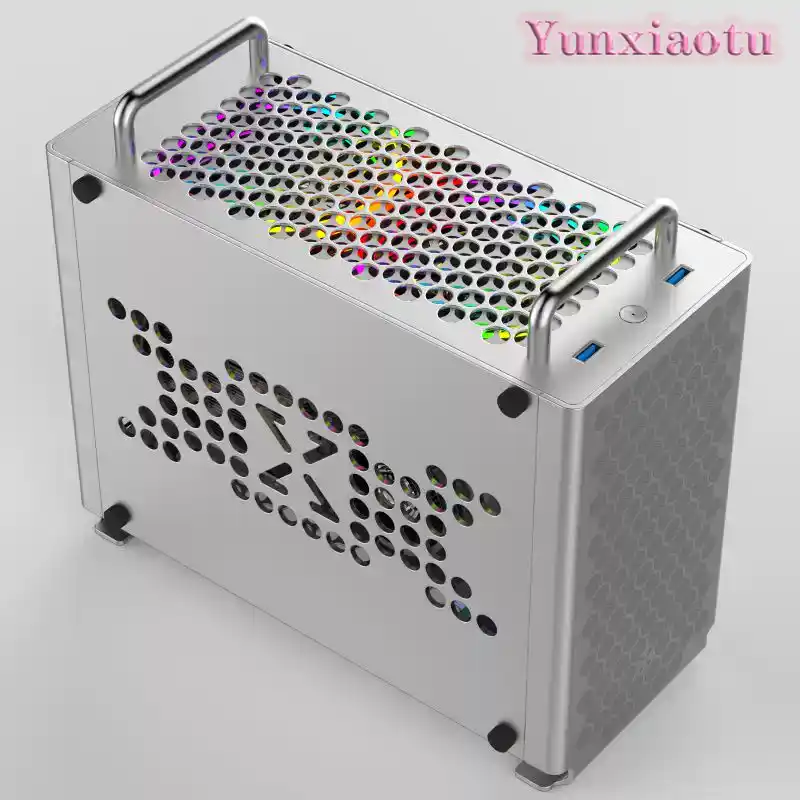 Корпус для ПК Mini ITX из алюм – обзор и цена Mini Itx Case With Handle Portable