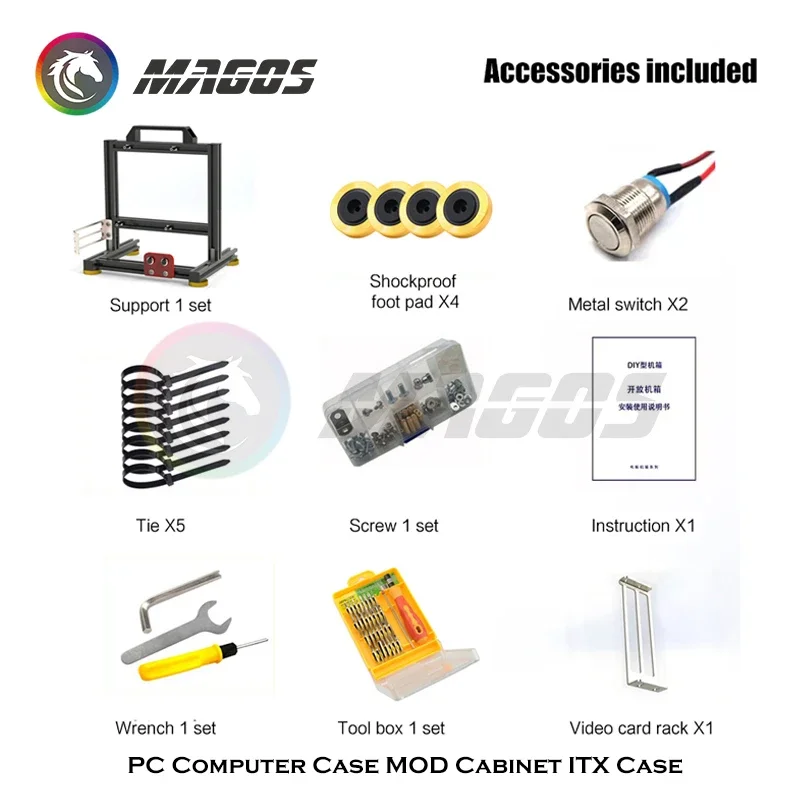 Корпус компьютера для ПК MOD Ш – обзор и цена Mini Itx Case Water Cooling Support