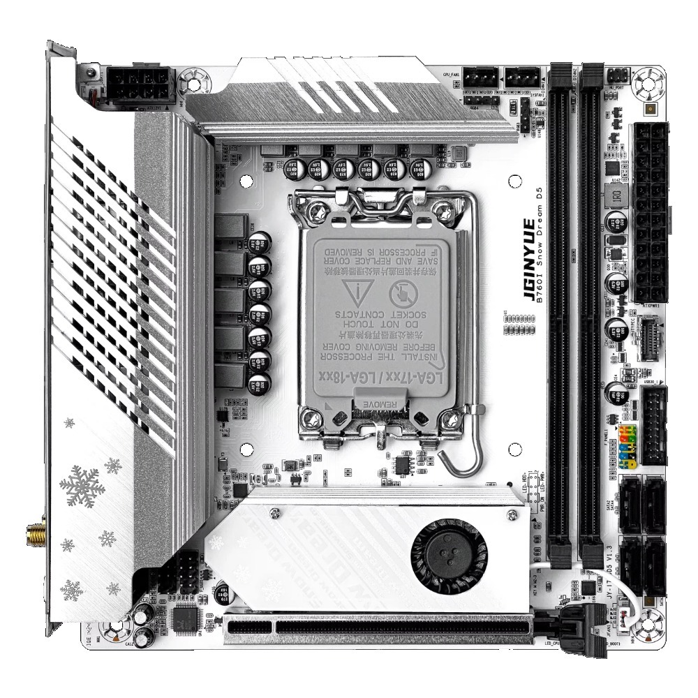 Материнская плата JGINYUE B760 – обзор и цена Itx Motherboard B760I Ddr5