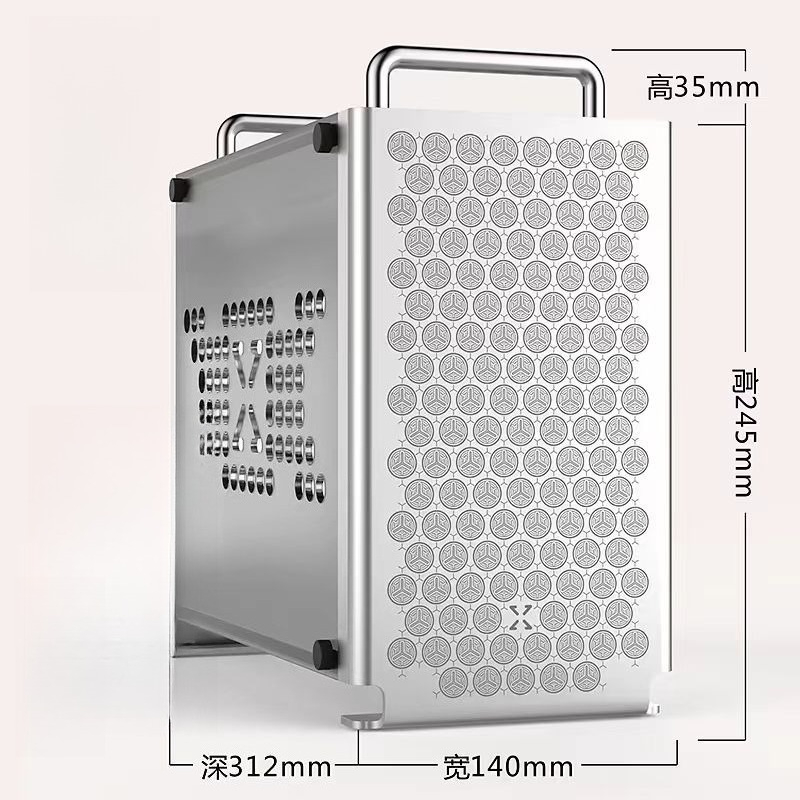 Полностью алюминиевый портатив – обзор и цена Mini Itx Case With Handle Portable