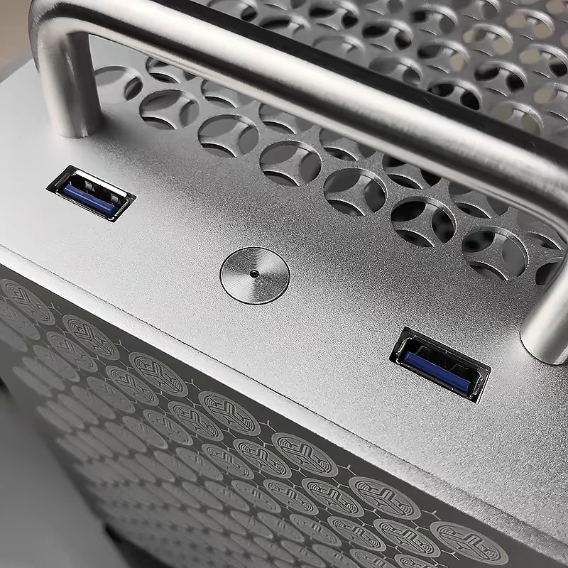 Полностью алюминиевый портатив – обзор и цена Mini Itx Case With Handle Portable
