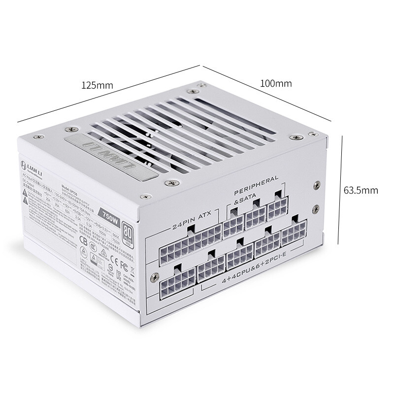 LIAN LI 750 Вт блок питания IT – обзор и цена Sfx Power Supply 750W Gold