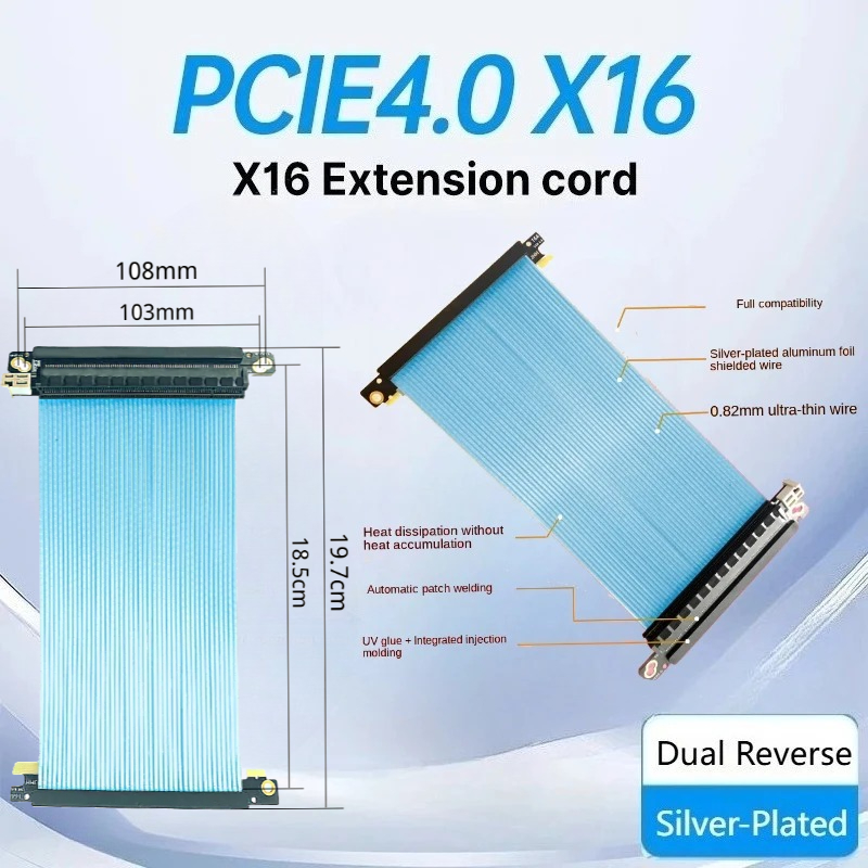 Двойной реверсивный кабель Pci – обзор и цена Itx Case Pcie Riser 4.0