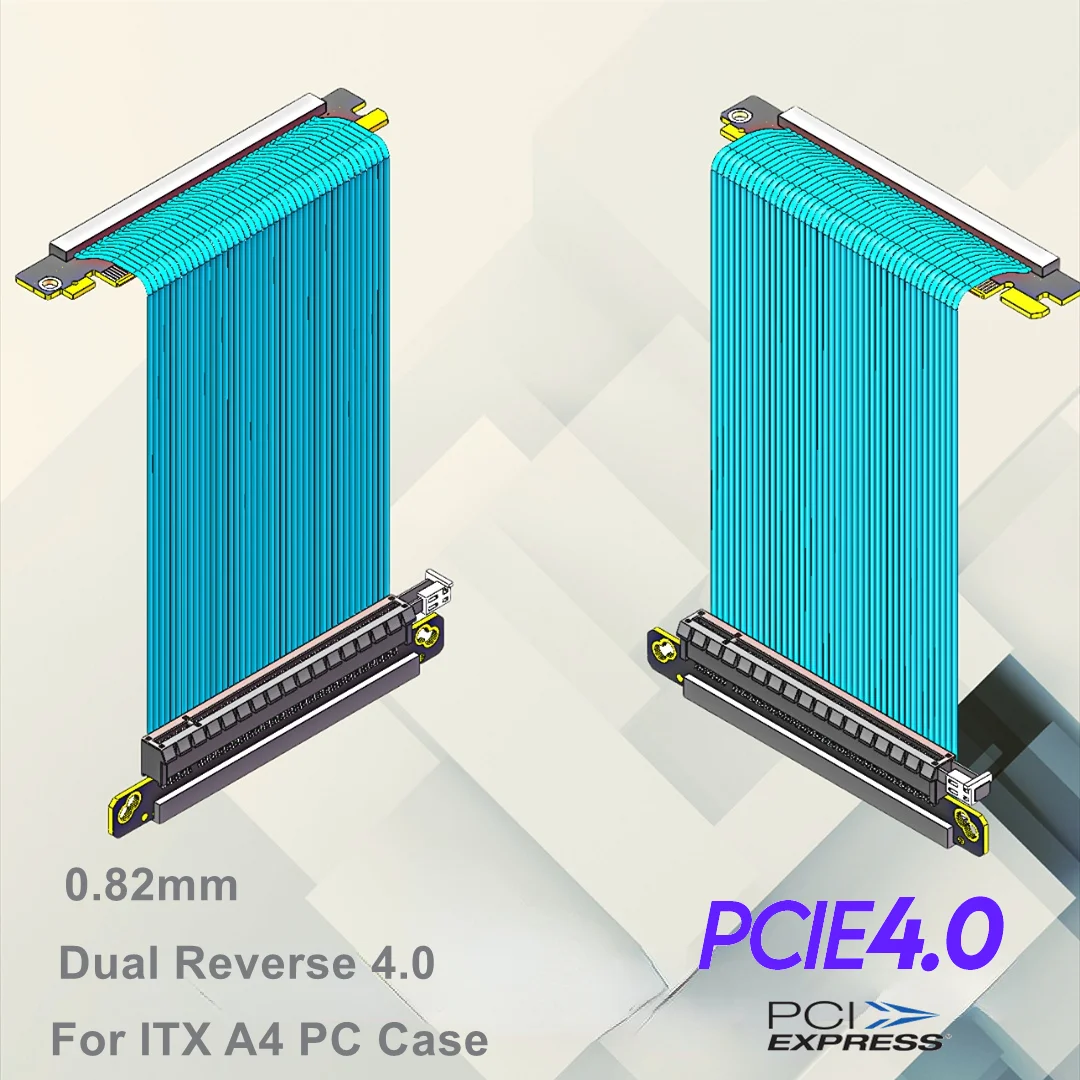 Двойной реверсивный кабель Pci – обзор и цена Itx Case Pcie Riser 4.0