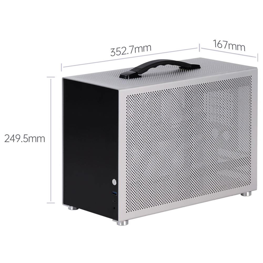 ZZAW D3 настольный мини-футляр – обзор и цена Mini Itx Case Water Cooling Support