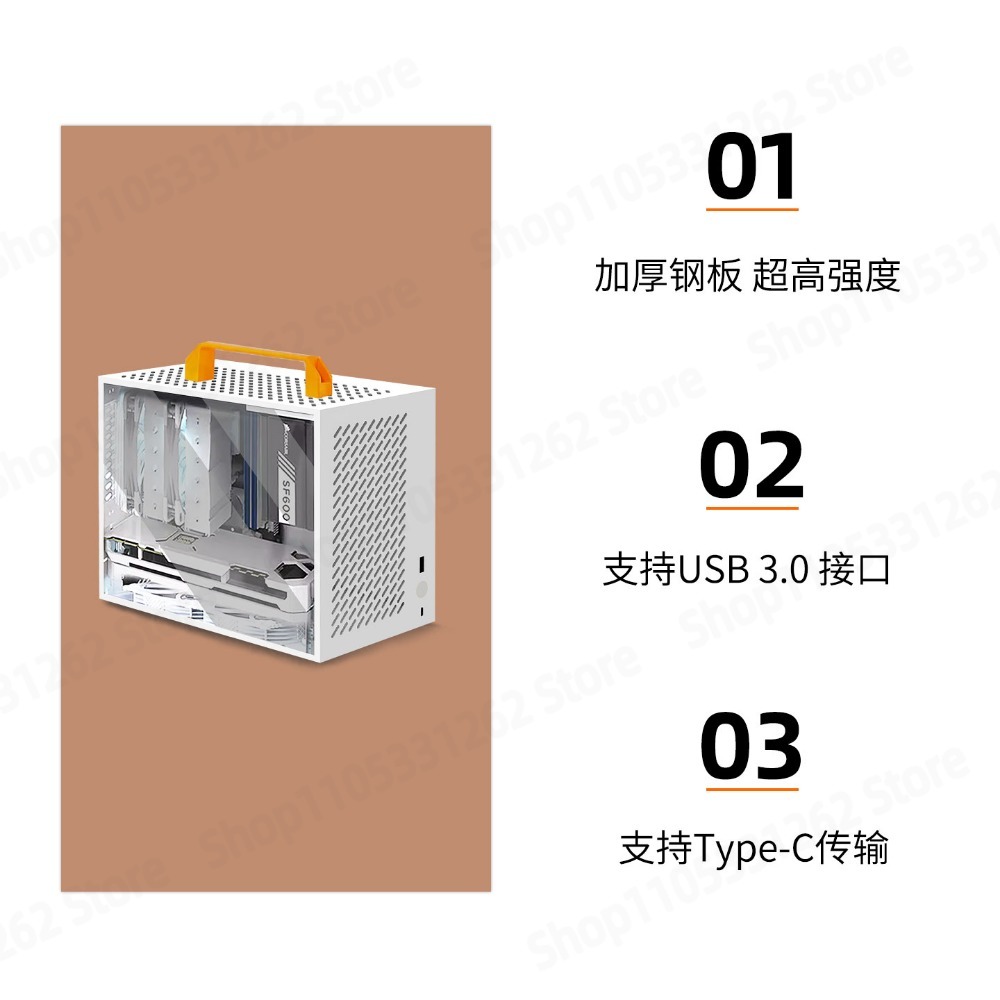Корпус A59 Mini ITX белый, ком – обзор и цена Mini Itx Case With Handle Portable